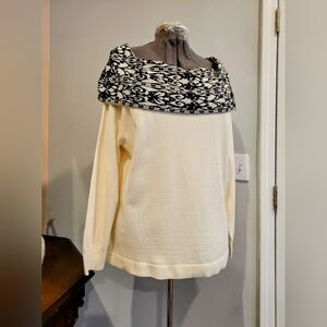 NWT XL Anne Klein Off-Shoulder Sweater